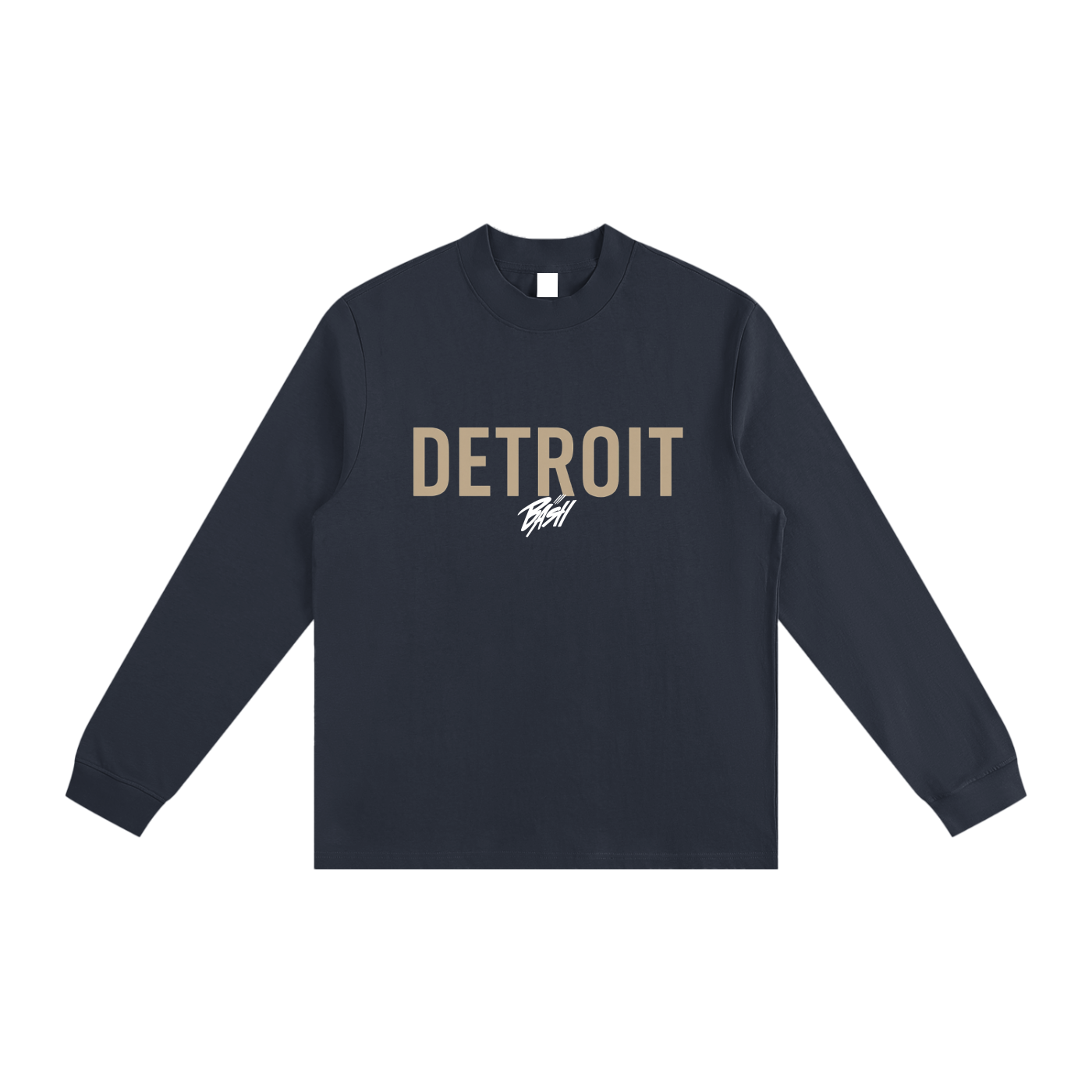 Mens Detroit Long Sleeve Tee