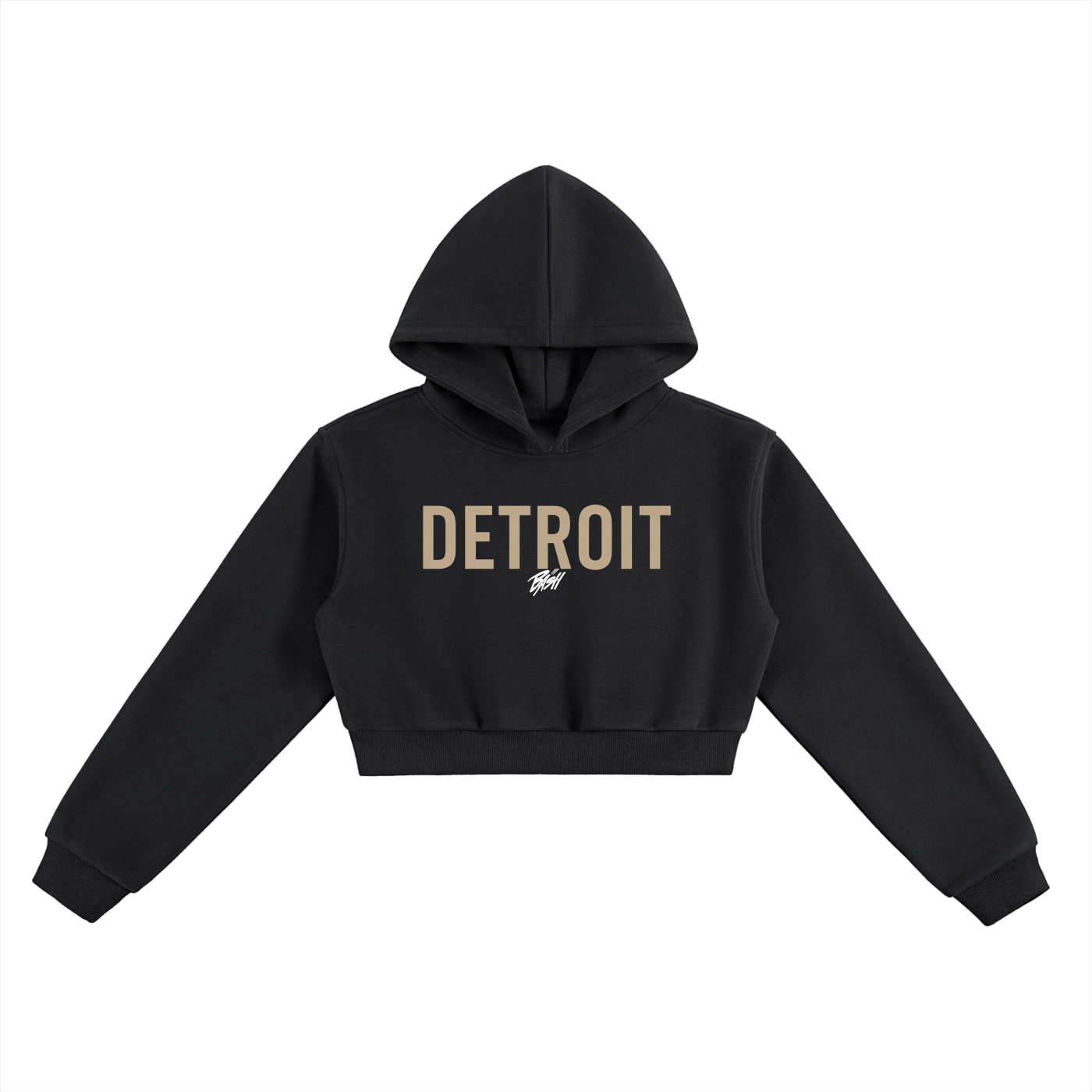 Womens Detroit Cropped Hoodie