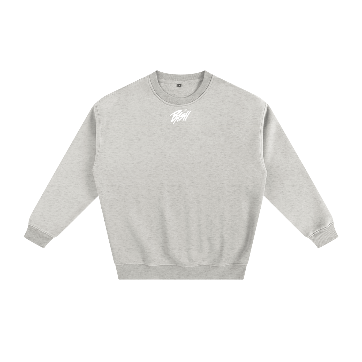 BASH CLLXXN hand drawn doodle art fleece sweatshirt featuring original streetwear artwork sketched by teen founder on heavyweight 350g fleece