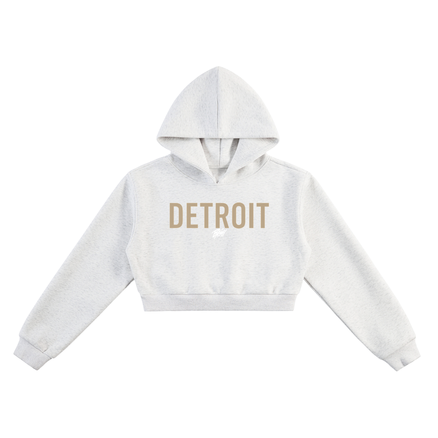 Womens Detroit Cropped Hoodie