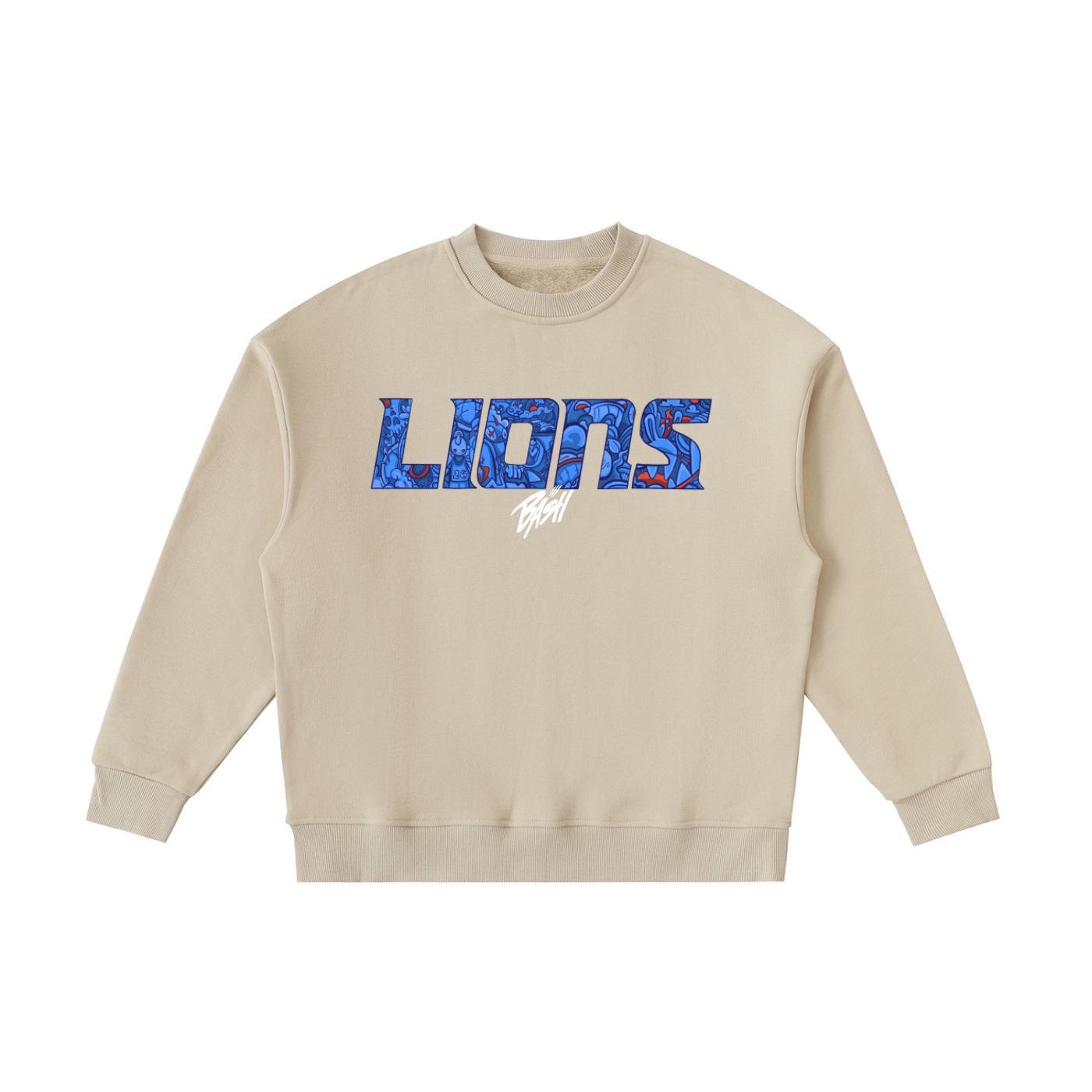 Kids Lions Fleece Crewneck Sweatshirt