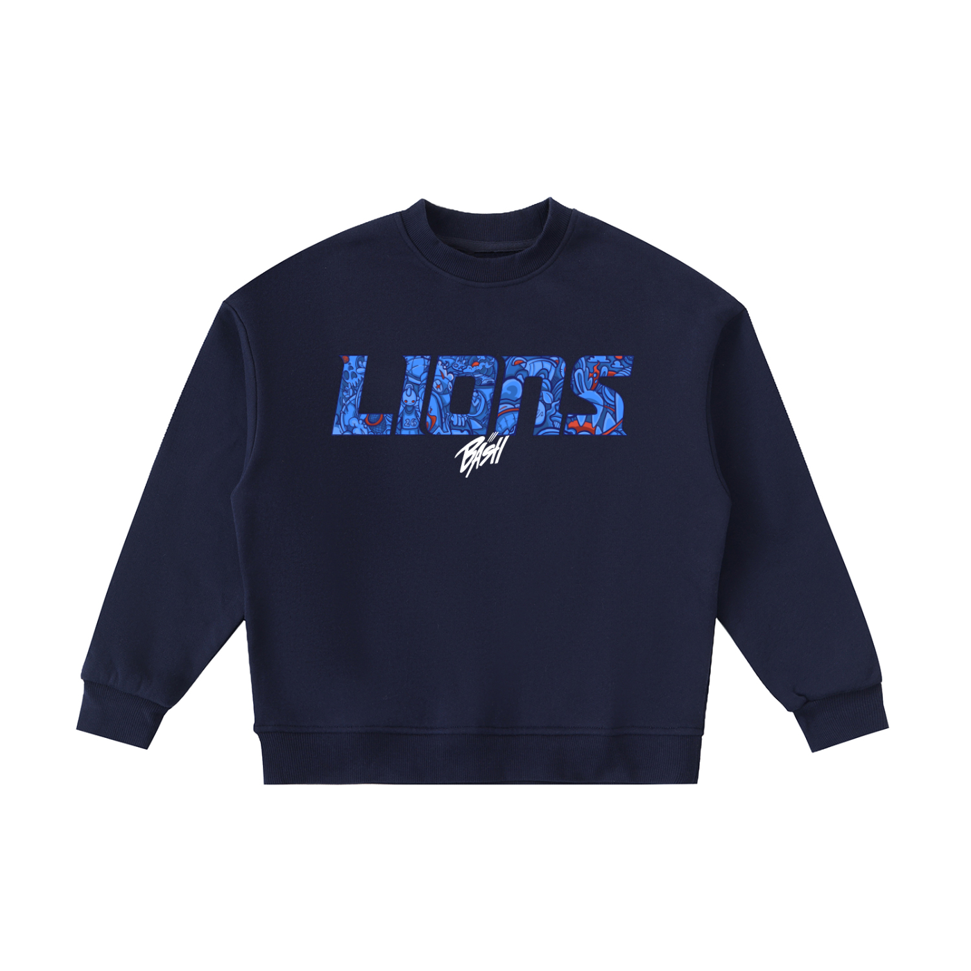 Kids Lions Fleece Crewneck Sweatshirt