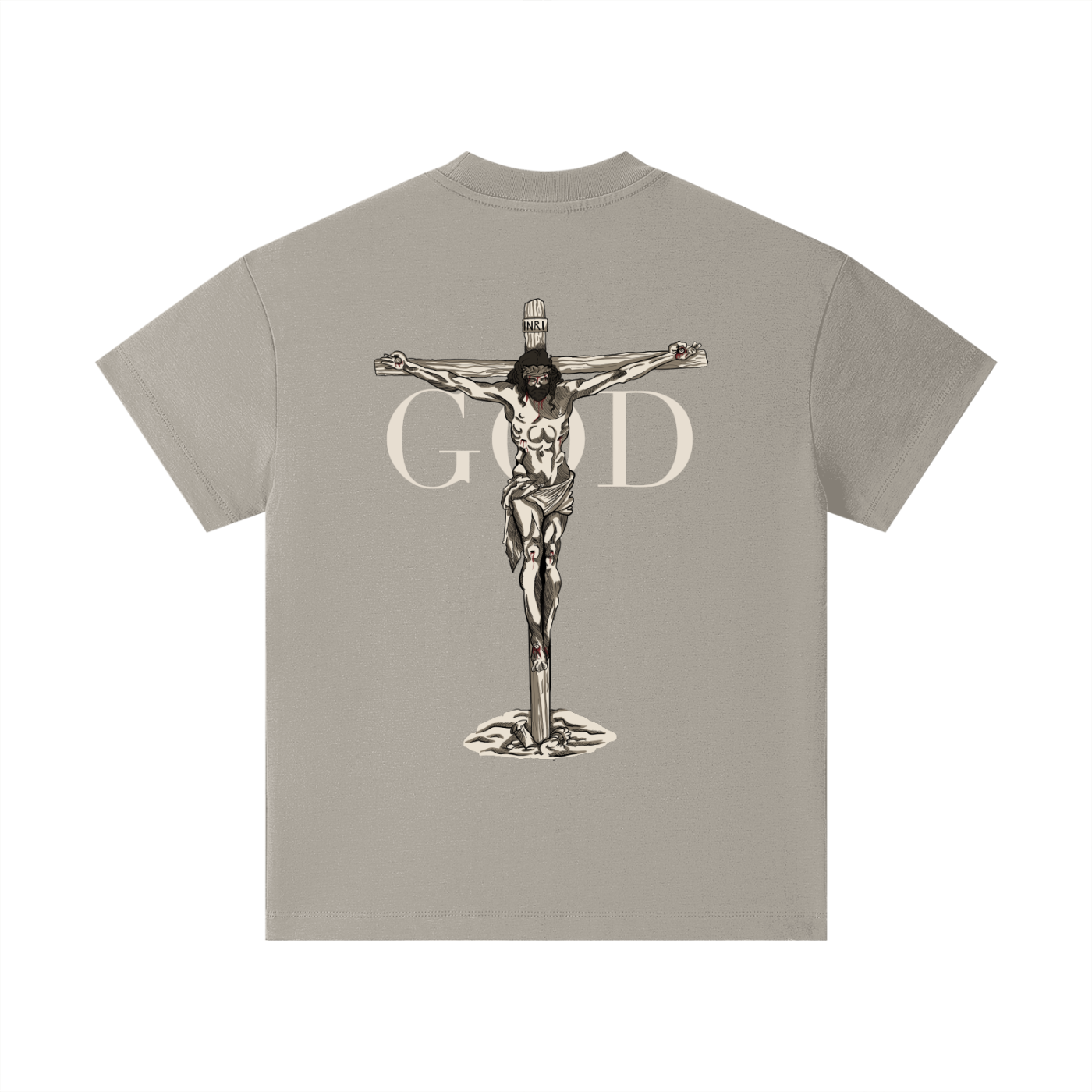 BASH CLLXXN Kids Faith Jesus T-Shirt featuring original hand drawn doodle art of Jesus inspired by faith and street culture, designed by a 13-year-old Detroit founder