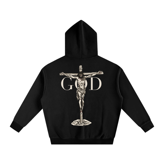 Unisex FAITH Oversized Fleeced Hoodie (Jesus)