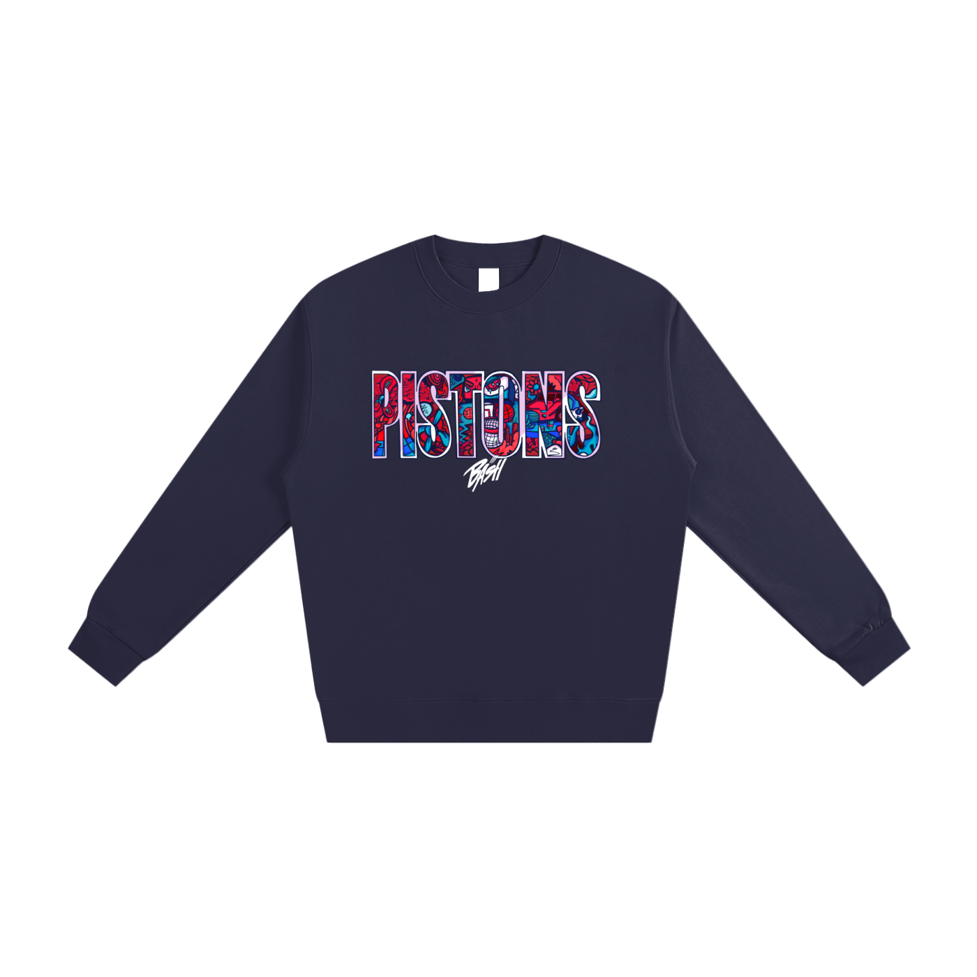 Mens Pistons Heavyweight Sweatshirt