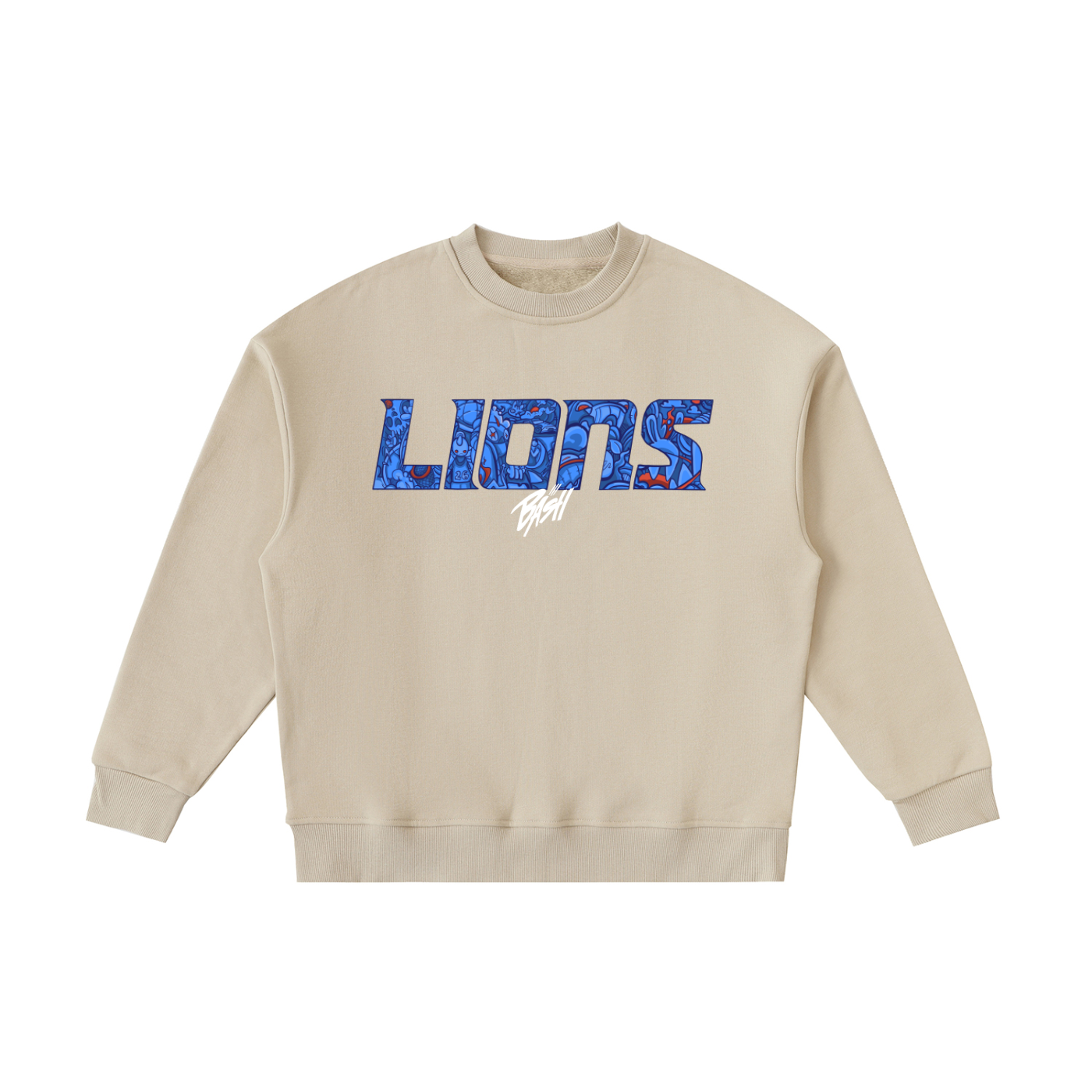 Kids Lions Fleece Crewneck Sweatshirt
