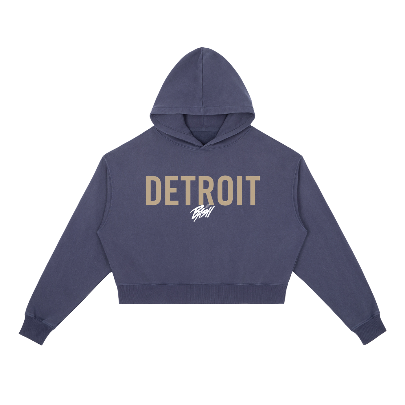 Womens Detroit Vintage Washed Heavyweight Hoodie